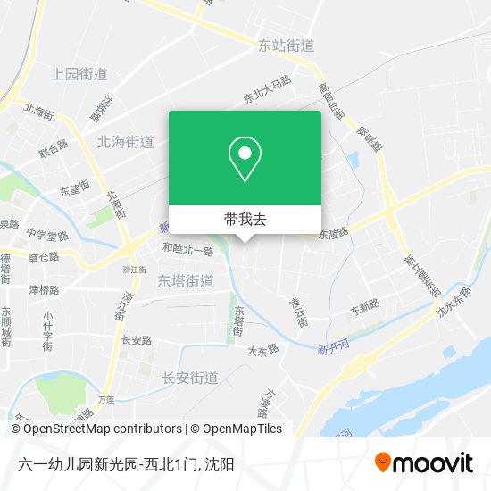 六一幼儿园新光园-西北1门地图
