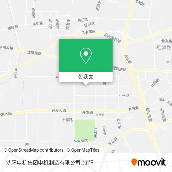 沈阳电机集团电机制造有限公司地图