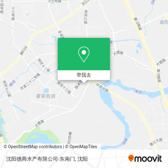 沈阳德商水产有限公司-东南门地图