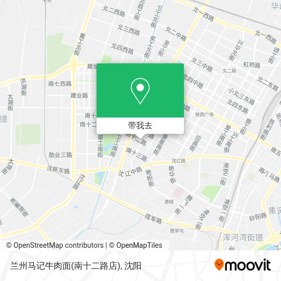 兰州马记牛肉面(南十二路店)地图