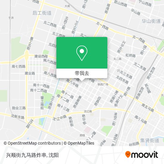 兴顺街九马路炸串地图