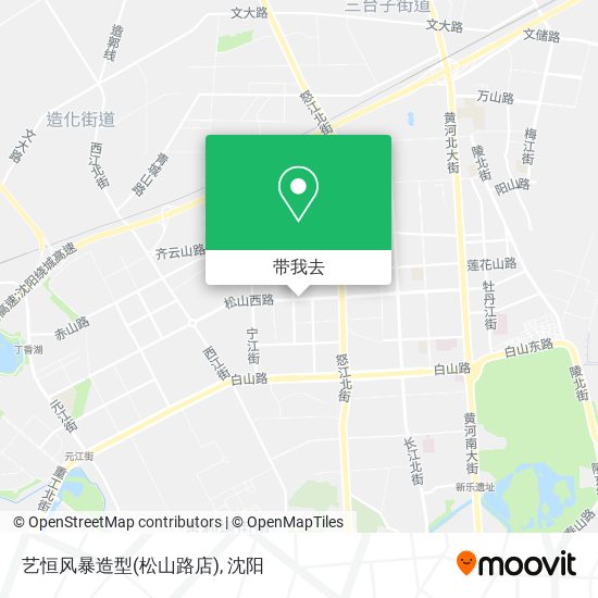 艺恒风暴造型(松山路店)地图