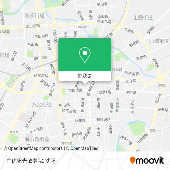 广优阳光敬老院地图