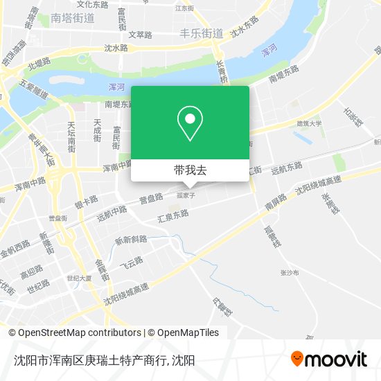 沈阳市浑南区庚瑞土特产商行地图