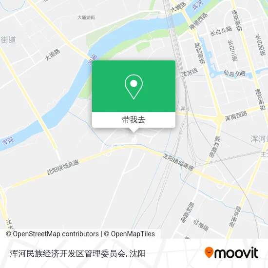 浑河民族经济开发区管理委员会地图