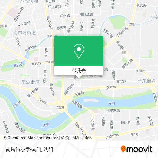南塔街小学-南门地图