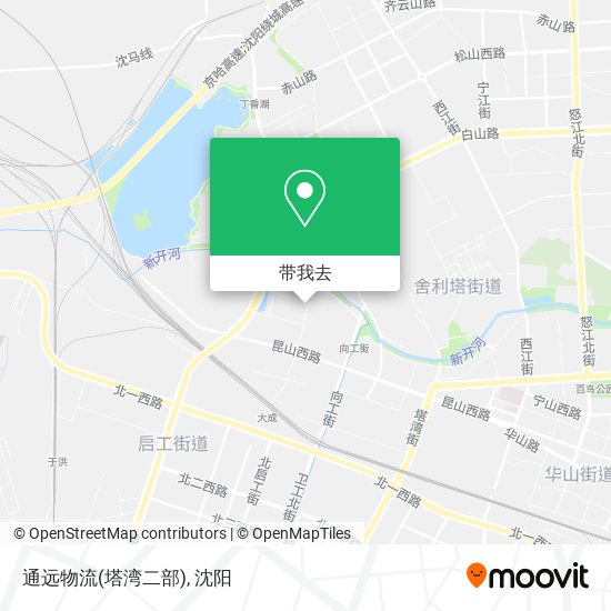 通远物流(塔湾二部)地图
