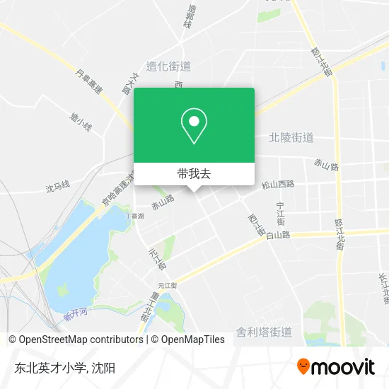 东北英才小学地图