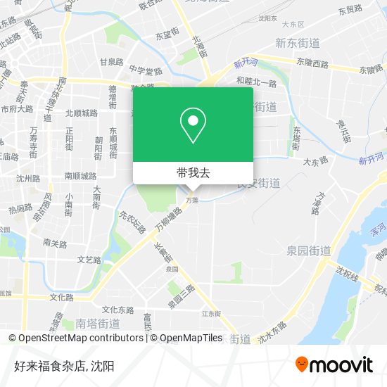 好来福食杂店地图