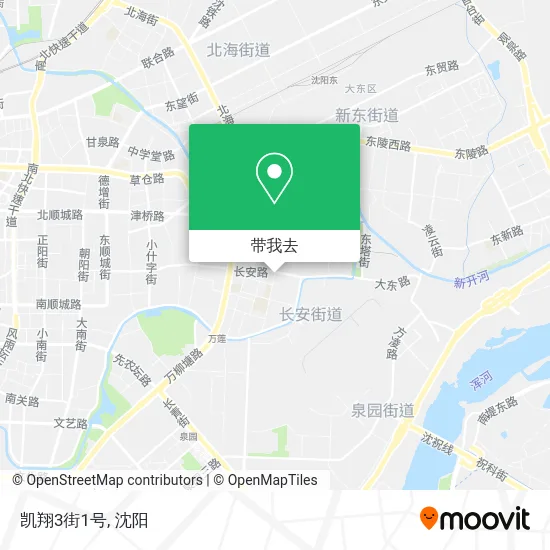 凯翔3街1号地图