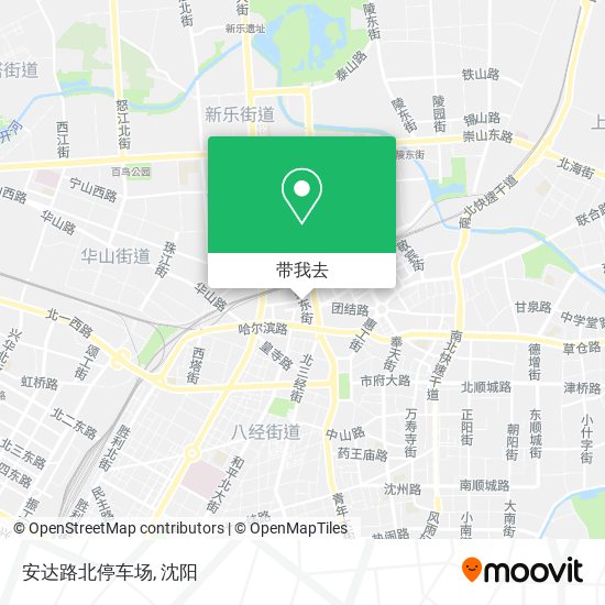 安达路北停车场地图