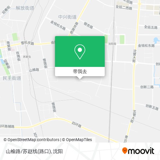 山榆路/苏赵线(路口)地图