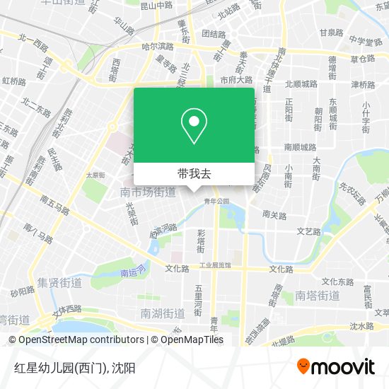 红星幼儿园(西门)地图