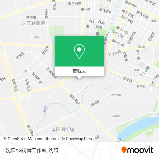 沈阳YG街舞工作室地图