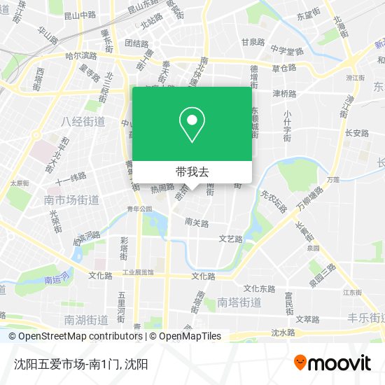 沈阳五爱市场-南1门地图
