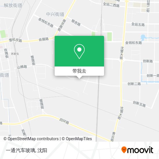一通汽车玻璃地图