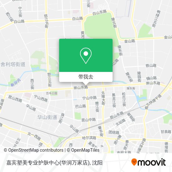 嘉宾塑美专业护肤中心(华润万家店)地图