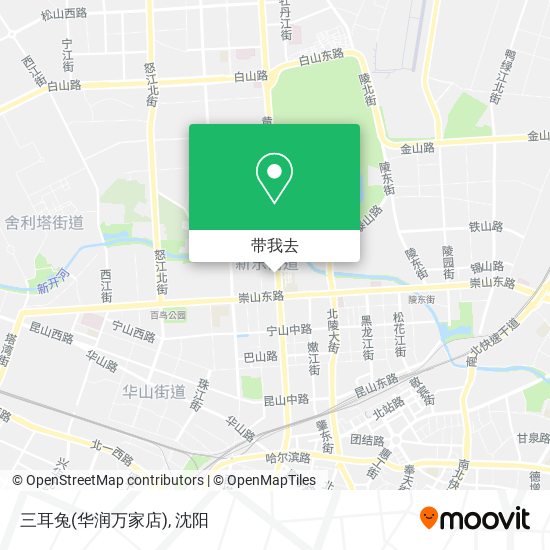 三耳兔(华润万家店)地图