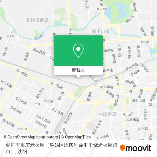 鼎汇丰重庆老火锅（皇姑区恩庆利鼎汇丰烧烤火锅超市）地图