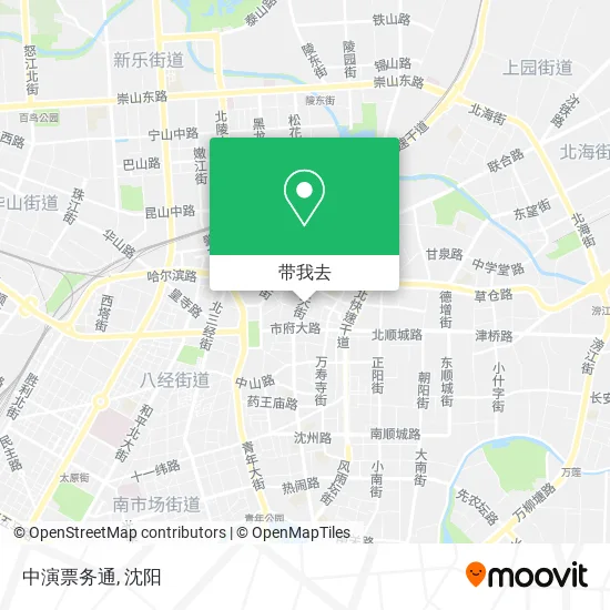 中演票务通地图