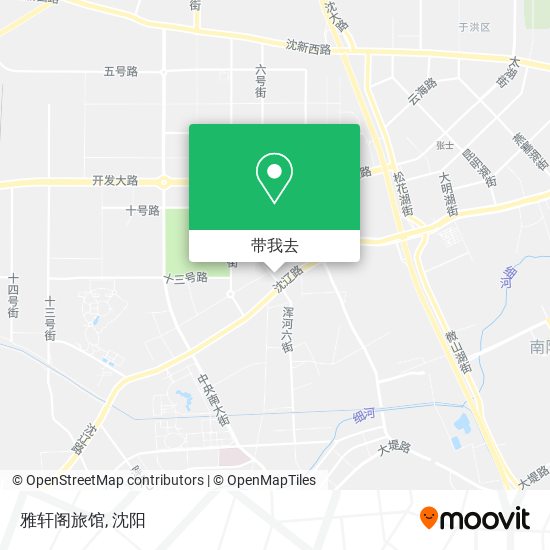 雅轩阁旅馆地图