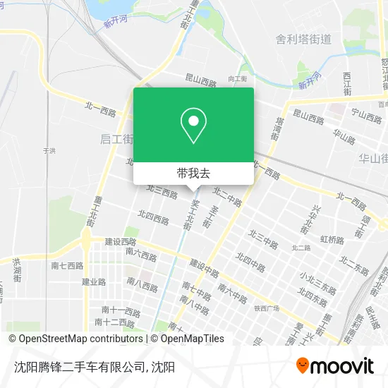 沈阳腾锋二手车有限公司地图