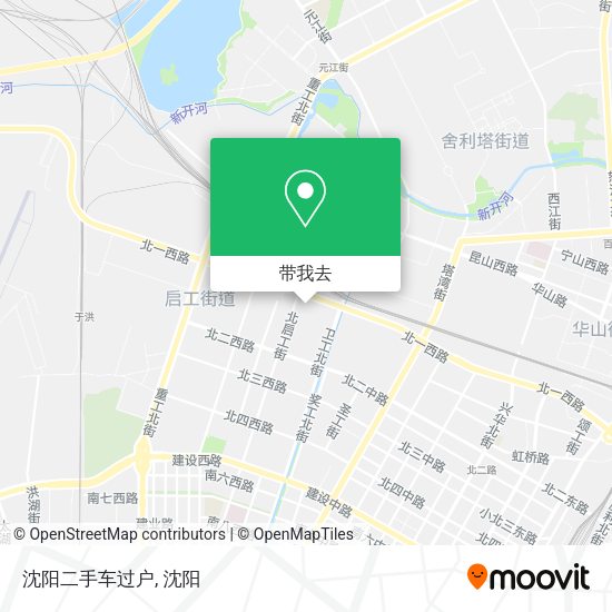 沈阳二手车过户地图