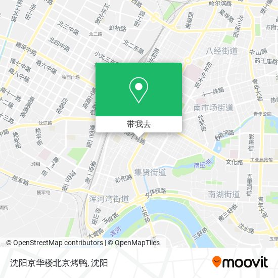 沈阳京华楼北京烤鸭地图