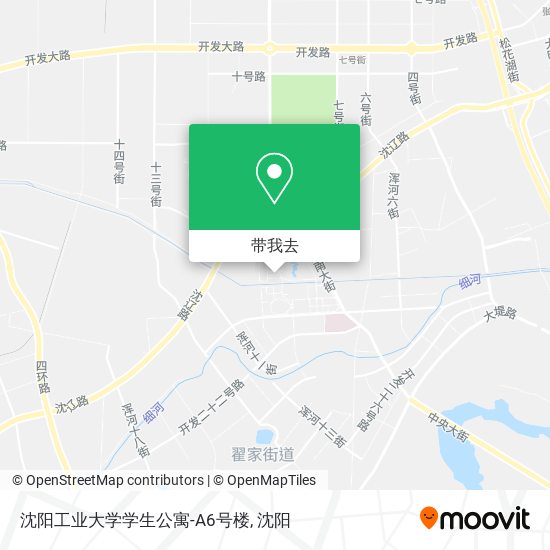 沈阳工业大学学生公寓-A6号楼地图