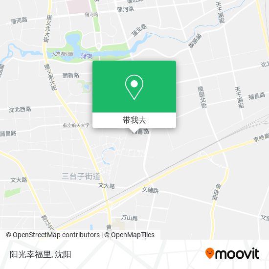 阳光幸福里地图