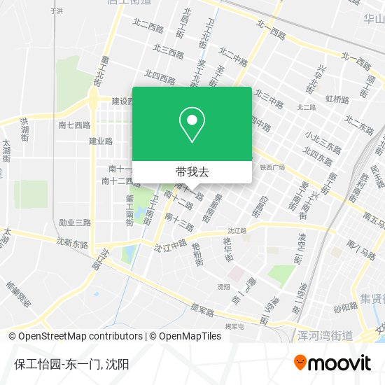 保工怡园-东一门地图
