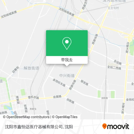 沈阳市鑫怡达医疗器械有限公司地图
