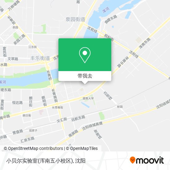 小贝尔实验室(浑南五小校区)地图