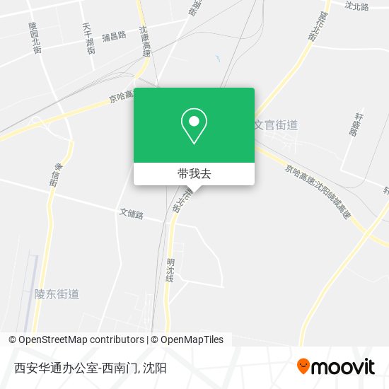西安华通办公室-西南门地图