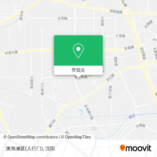 澳海澜庭(人行门)地图