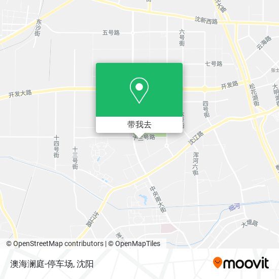 澳海澜庭-停车场地图