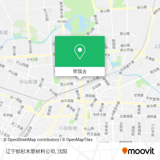 辽宁郁杉木塑材料公司地图