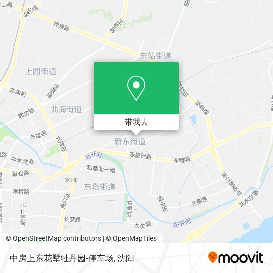 中房上东花墅牡丹园-停车场地图