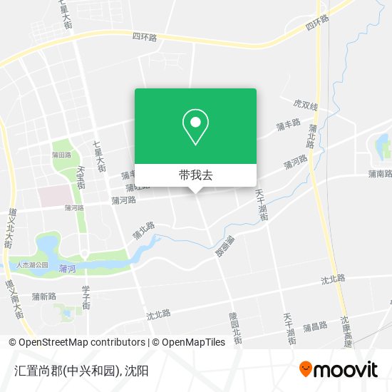 汇置尚郡(中兴和园)地图