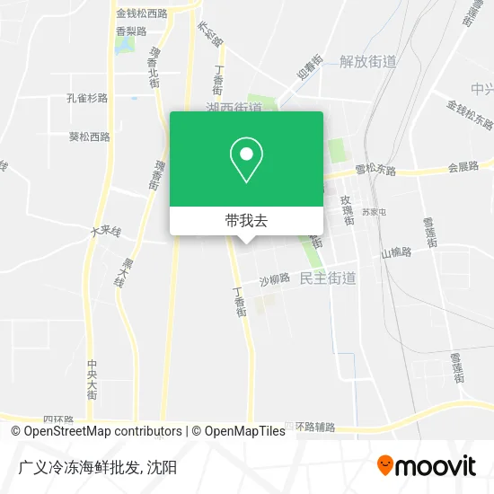 广义冷冻海鲜批发地图