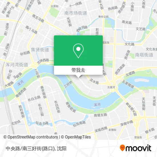 中央路/南三好街(路口)地图