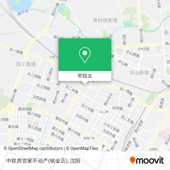中联房管家不动产(铭金店)地图