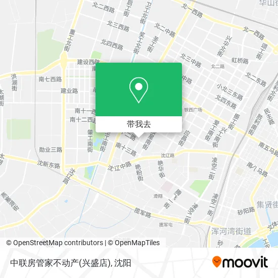 中联房管家不动产(兴盛店)地图