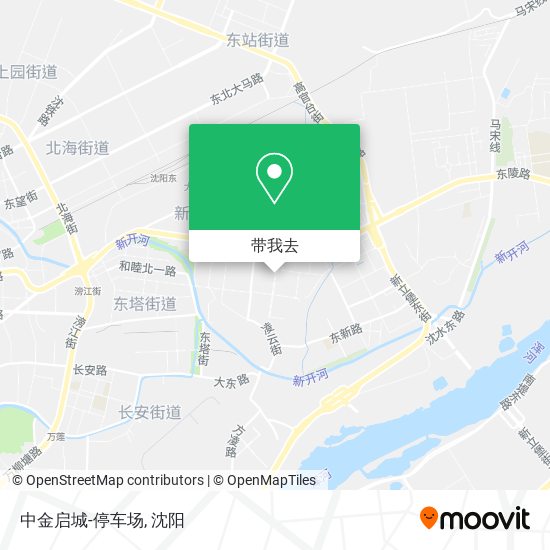 中金启城-停车场地图