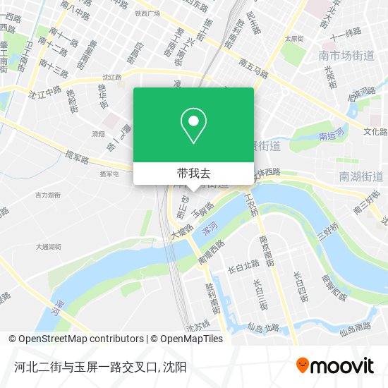 河北二街与玉屏一路交叉口地图