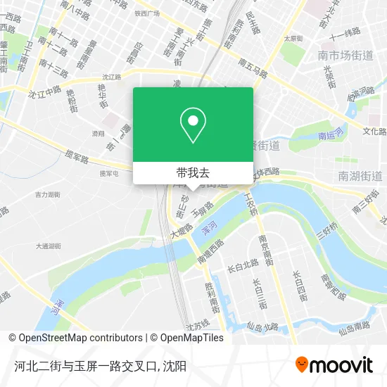 河北二街与玉屏一路交叉口地图