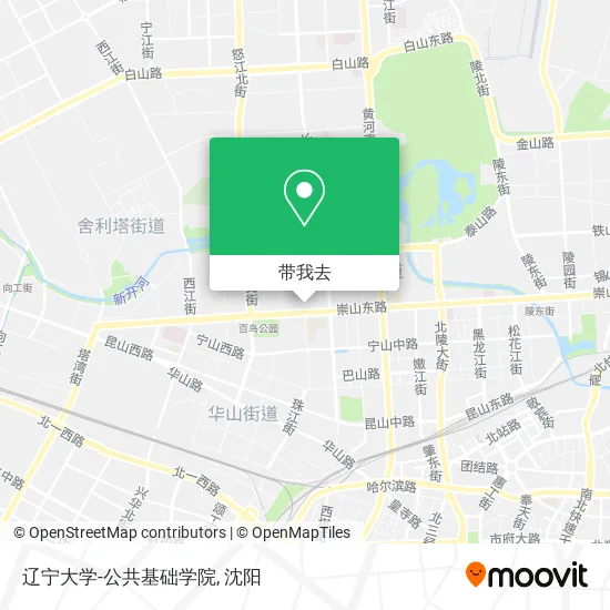 辽宁大学-公共基础学院地图