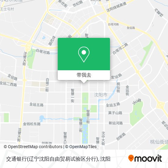 交通银行(辽宁沈阳自由贸易试验区分行)地图
