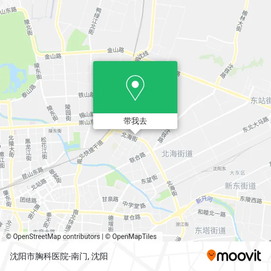 沈阳市胸科医院-南门地图