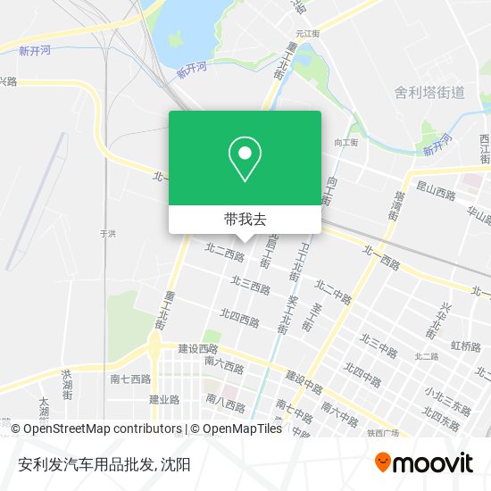 安利发汽车用品批发地图